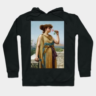 The Fragrant Rose by John William Godward Hoodie